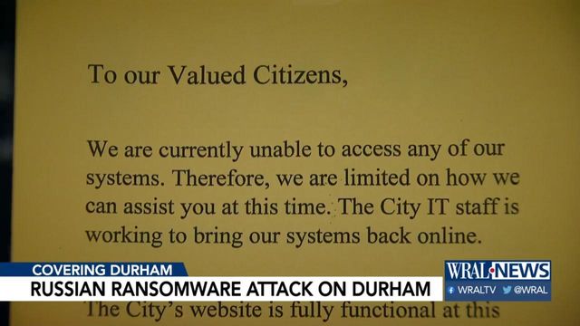 Durham city, county services limited after cyberattack