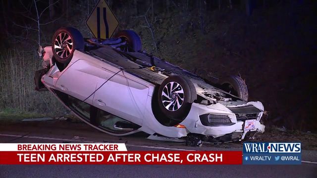 Teen driver arrested after high-speed chase, crash