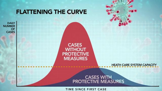 Canceling events 'flattens curve' of virus outbreak