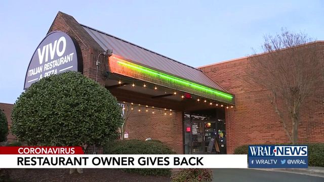Raleigh restaurant owner helping employees out during coronavirus outbreak
