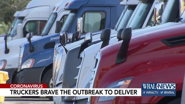 Truckers working hard to keep stores stocked during coronavirus outbreak