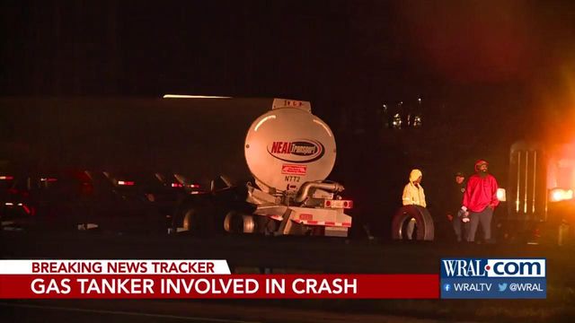 Driver injured in oil tanker crash on US-1 in Cary