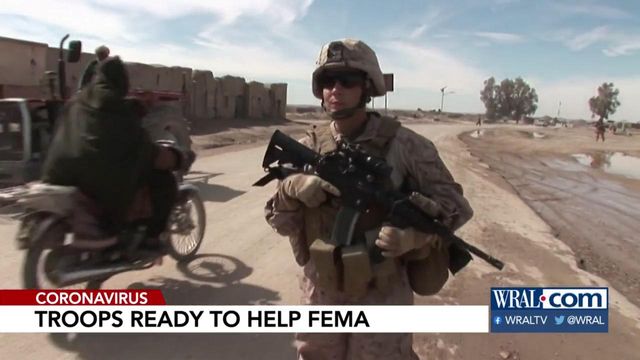 1,100 soldiers deploying from Fort Bragg to help FEMA fight coronavirus