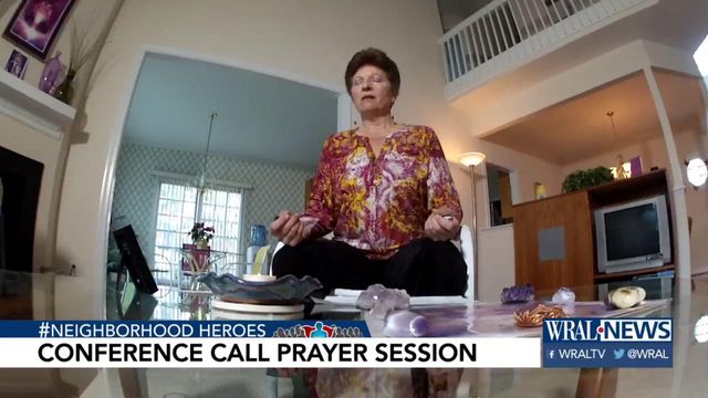Raleigh woman hosting nightly conference-call prayer session