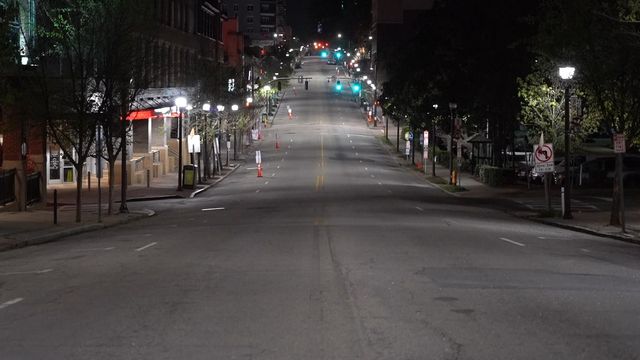 Glenwood South, normally bustling, now a 'ghost town' on Saturday nights