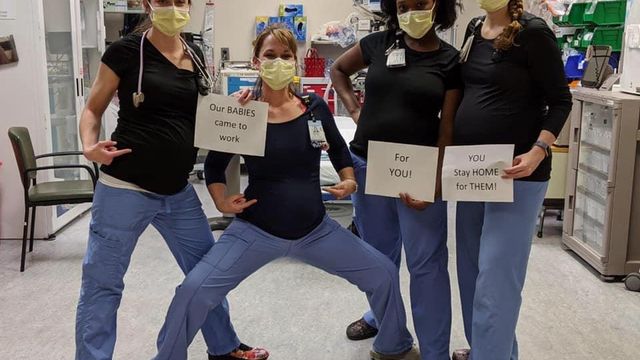 Pregnant nurses want to work, feel support at UNC Rex