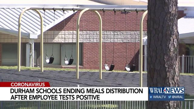 Durham schools end meal distribution after employee tests positive for COVID-19
