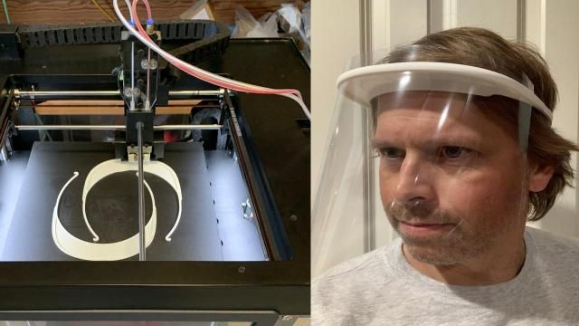 Making face shields