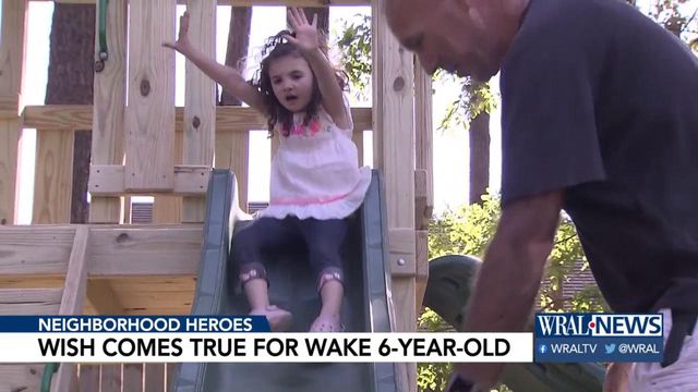 Wake County 6-year-old gets wish granted, has parade after organ transplant