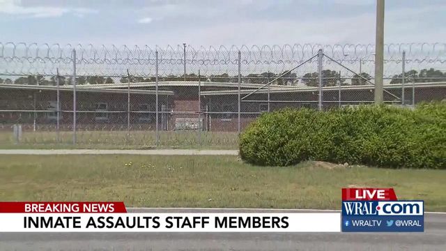 Inmate assaults staff member at Goldsboro prison
