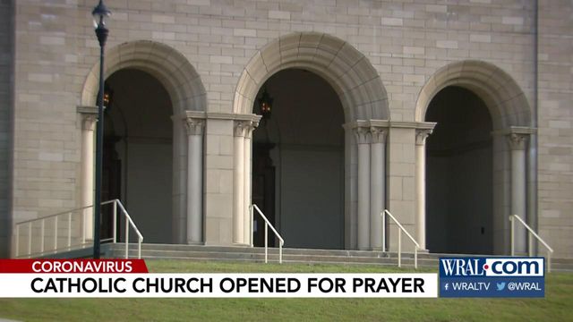 Wake Forest church opened its doors Wedensday for prayers