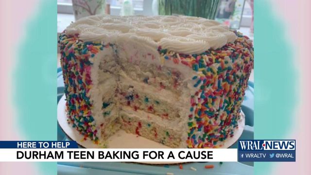 Durham teen bakes for a cause