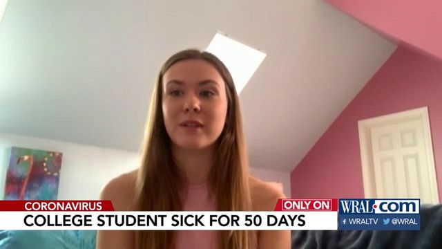 Coroanvirus sickens college student for seven weeks