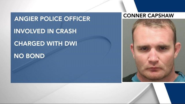 Angier police officer charged with DWI