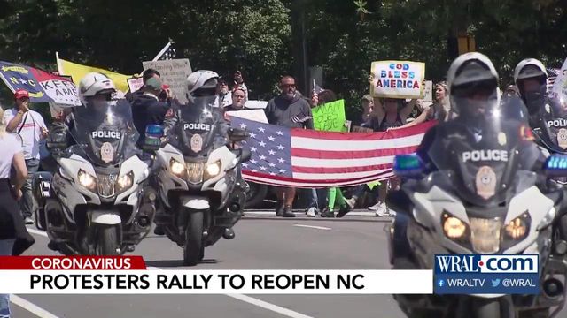 ReOpen NC protests for fifth week, citing support for civil rights and small businesses