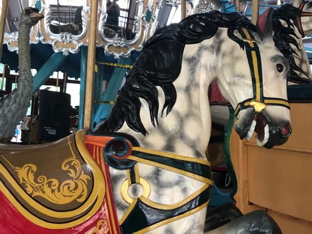 The carousel at Pullen Park was once at Bloomsbury Park, over a century ago.