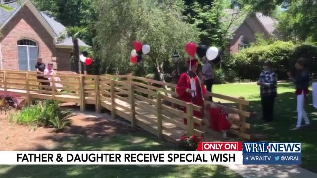 Father gets dying wish to watch daughter graduate, after COVID-19 cancels graduation