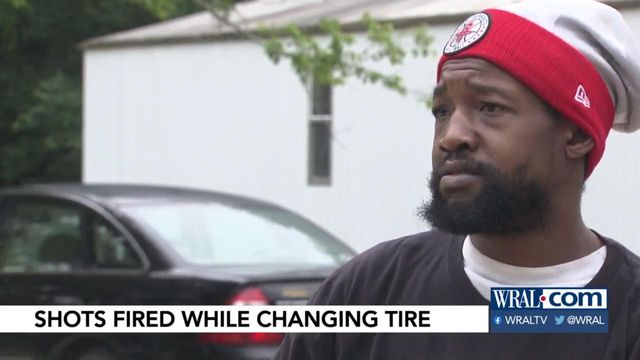 Brothers flee gunshots, laser rifle while changing flat tire