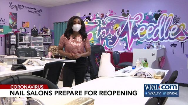 Nail salons prepare for potential reopening