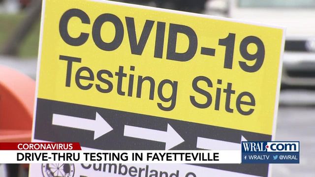 Cumberland County begins drive-thru test site at local church