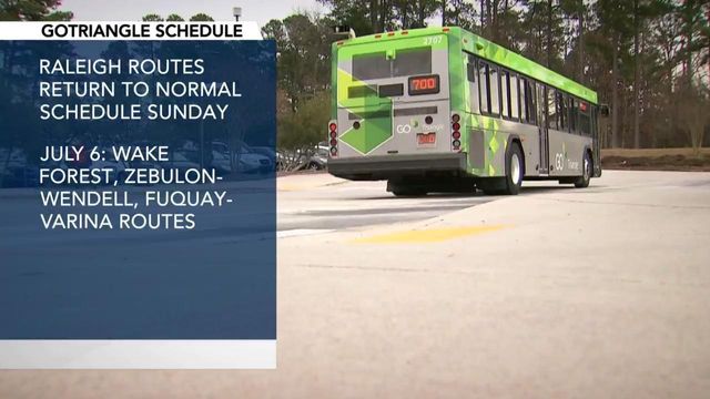 GoRaleigh adding more buses to schedules