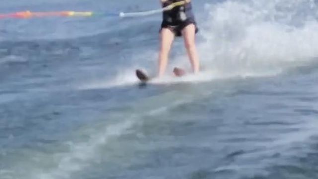 Sanford woman goes water skiing for 80th birthday
