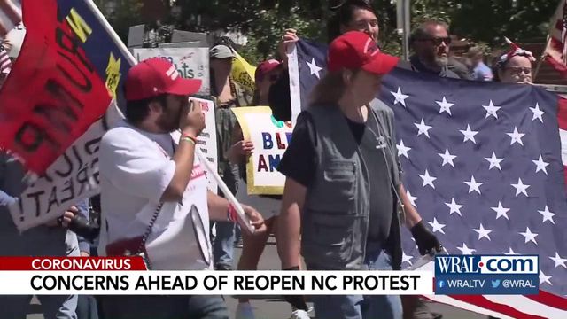 ReOpen NC marches on Memorial Day after protester's comments raise concerns about safety