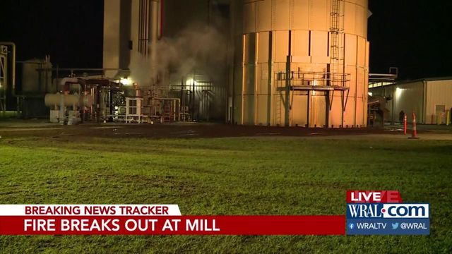 Silo fire burns at Clinton pork and poultry farm