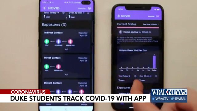 Duke students release COVID-19 tracking app, thousands download