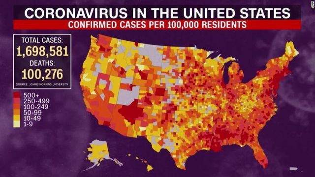 Coronavirus: 100,000 American deaths & counting