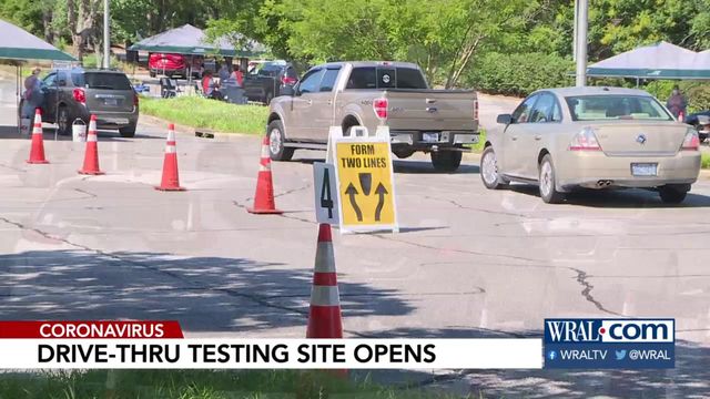 Wake County opens drive-thru testing location for high-risk populations