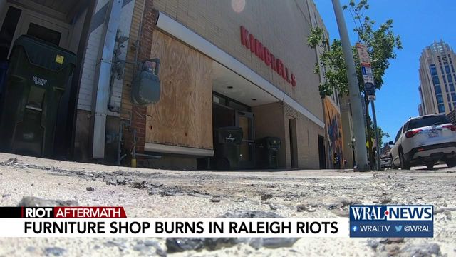 Burning history: Rioters set fires at 105-year-old Raleigh business 