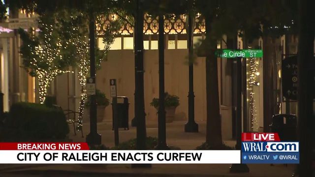 Raleigh curfew starts Monday night; a few business owners wished it was sooner