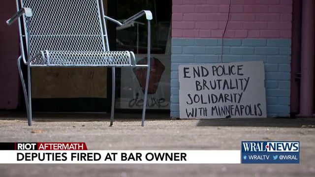 Deputies fired at bar owner as part of riot response