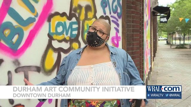 Durham businesses, artists team up to create murals with messages