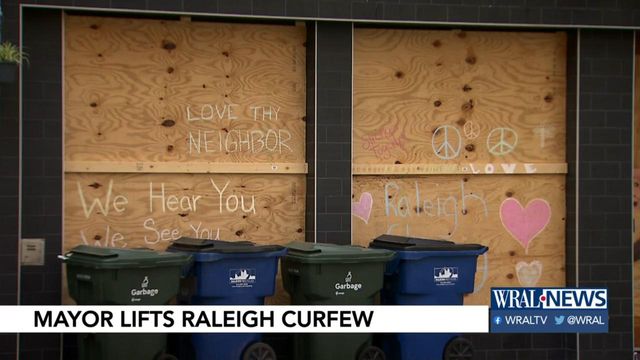 Mayor lifts Raleigh curfew