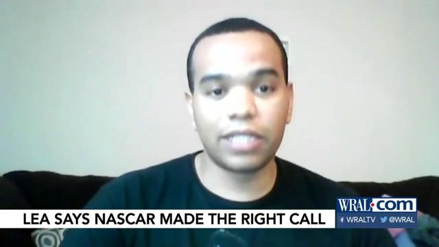 WRAL sports anchor Chris Lea says NASCAR made right call