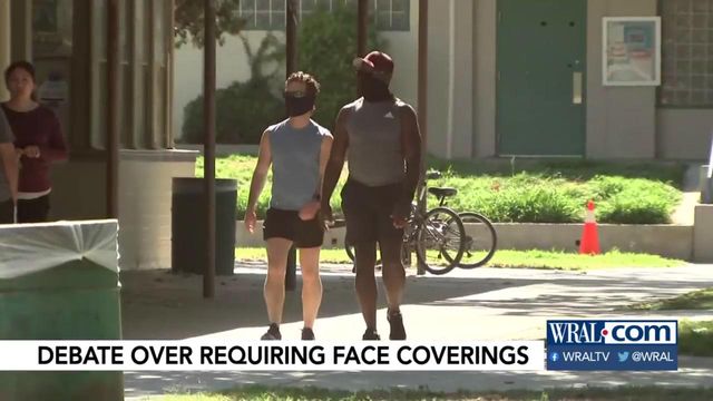 The debate over requiring face coverings in Wake County