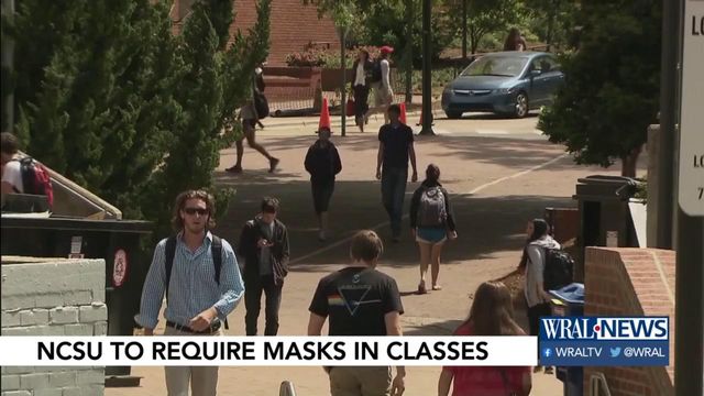 NC State will require face masks on campus through fall semester