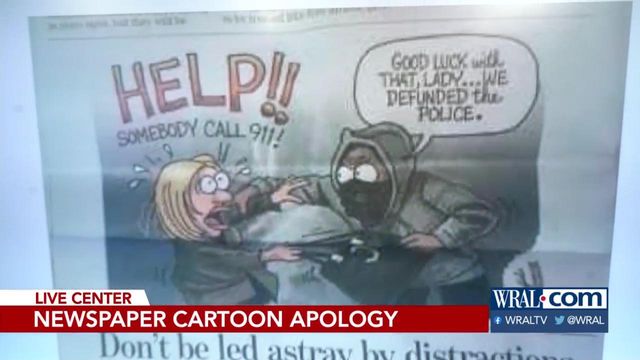 Roxboro paper apologizes for cartoon