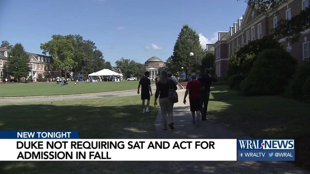 Duke making SAT, ACT scores optional for students this fall
