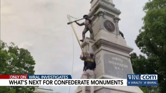 Crane not strong enough to remove tall statue from State Capitol