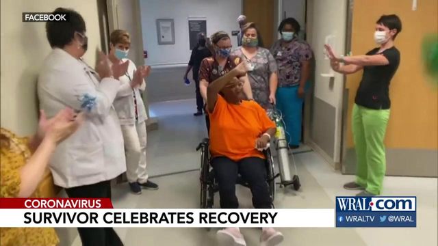 COVID-19 survivor celebrates recovery