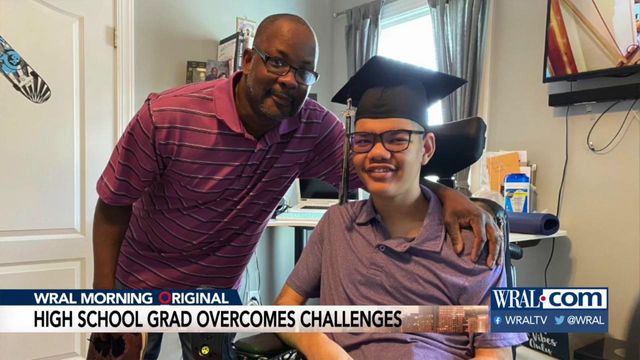 NC teen with cerebral palsy graduates high school