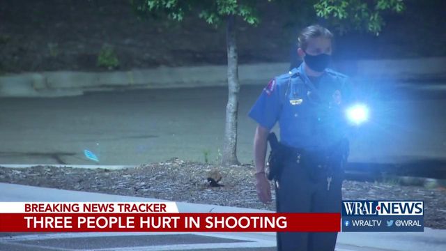 Raleigh investigators on the scene of triple shooting