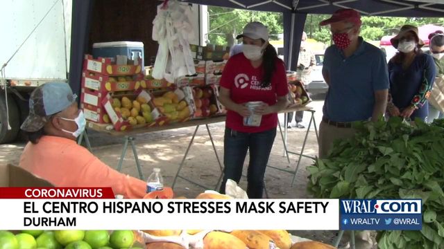 Durham mayor talks with LatinX businesses about wearing masks