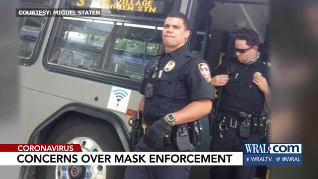 Durham residents question why not all officers are wearing masks