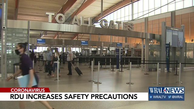 RDU increases safety precautions to limit the spread of COVID-19