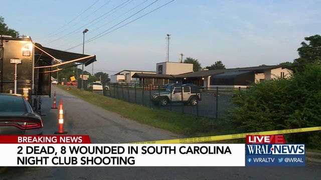 Several injured, 2 dead in shooting at South Carolina nightclub 