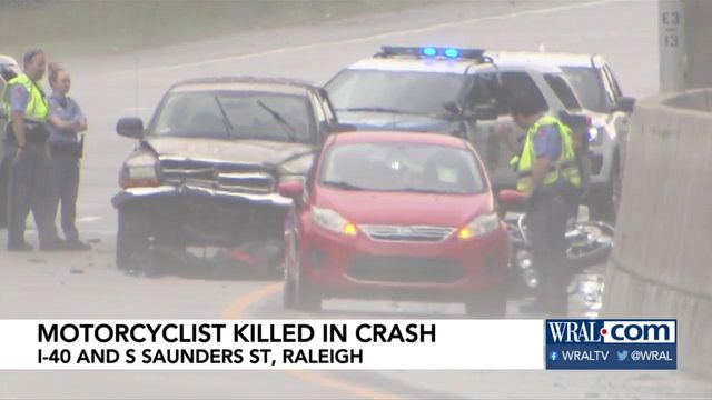 Motorcyclist killed in crash on I-40 during heavy downpour 